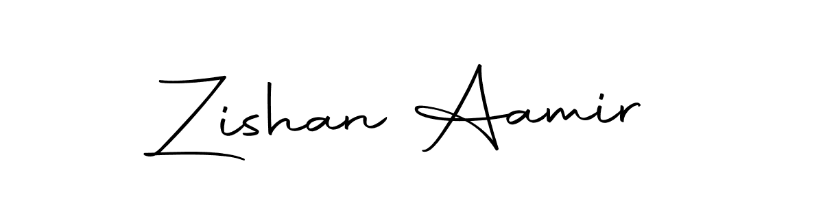 The best way (Autography-DOLnW) to make a short signature is to pick only two or three words in your name. The name Zishan Aamir include a total of six letters. For converting this name. Zishan Aamir signature style 10 images and pictures png