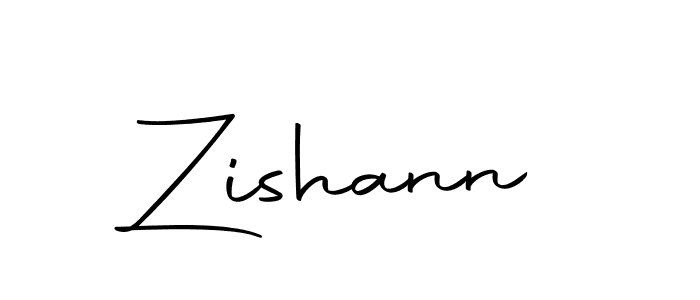 Create a beautiful signature design for name Zishann. With this signature (Autography-DOLnW) fonts, you can make a handwritten signature for free. Zishann signature style 10 images and pictures png
