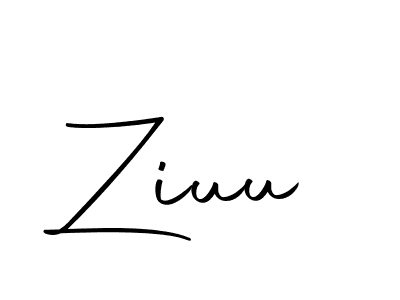 Design your own signature with our free online signature maker. With this signature software, you can create a handwritten (Autography-DOLnW) signature for name Ziuu. Ziuu signature style 10 images and pictures png