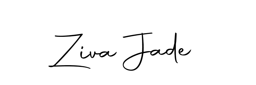 You should practise on your own different ways (Autography-DOLnW) to write your name (Ziva Jade) in signature. don't let someone else do it for you. Ziva Jade signature style 10 images and pictures png