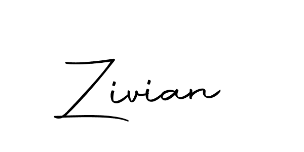 Use a signature maker to create a handwritten signature online. With this signature software, you can design (Autography-DOLnW) your own signature for name Zivian. Zivian signature style 10 images and pictures png