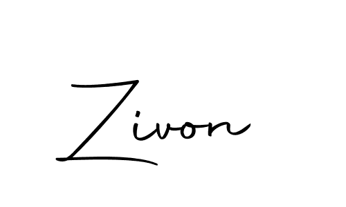 Create a beautiful signature design for name Zivon. With this signature (Autography-DOLnW) fonts, you can make a handwritten signature for free. Zivon signature style 10 images and pictures png