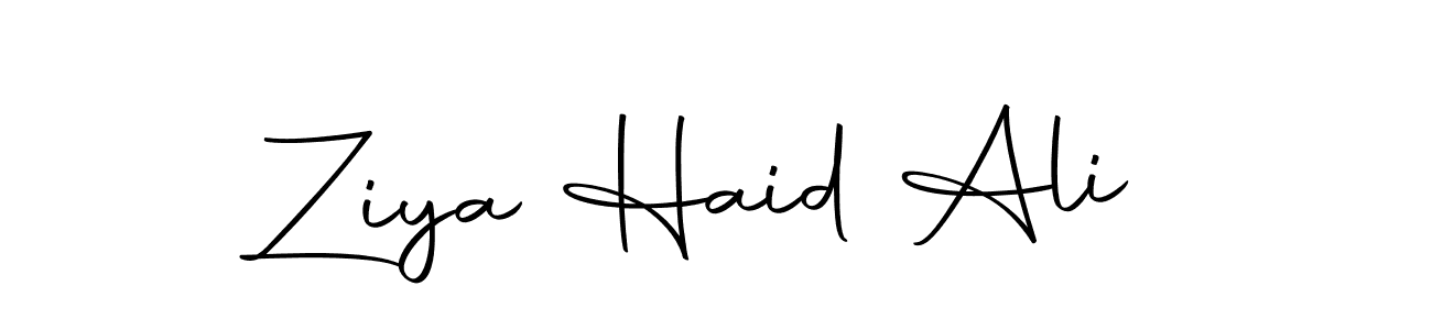 Make a short Ziya Haid Ali signature style. Manage your documents anywhere anytime using Autography-DOLnW. Create and add eSignatures, submit forms, share and send files easily. Ziya Haid Ali signature style 10 images and pictures png