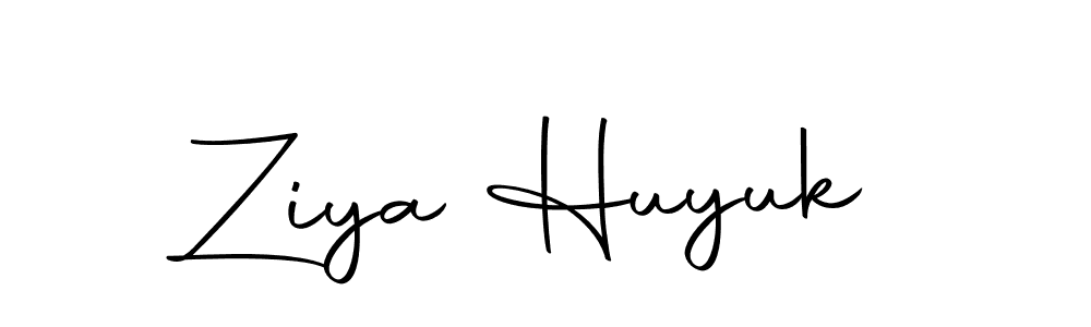 How to make Ziya Huyuk signature? Autography-DOLnW is a professional autograph style. Create handwritten signature for Ziya Huyuk name. Ziya Huyuk signature style 10 images and pictures png