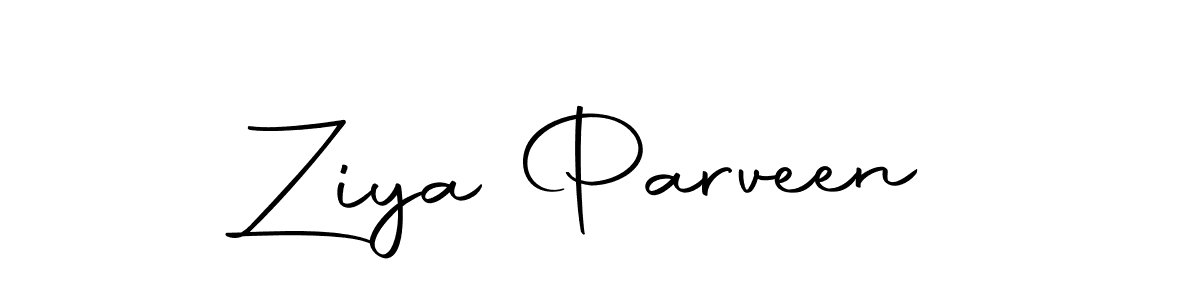 Make a beautiful signature design for name Ziya Parveen. With this signature (Autography-DOLnW) style, you can create a handwritten signature for free. Ziya Parveen signature style 10 images and pictures png