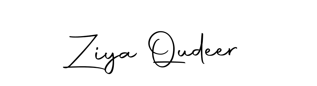 It looks lik you need a new signature style for name Ziya Qudeer. Design unique handwritten (Autography-DOLnW) signature with our free signature maker in just a few clicks. Ziya Qudeer signature style 10 images and pictures png