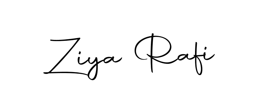 Create a beautiful signature design for name Ziya Rafi. With this signature (Autography-DOLnW) fonts, you can make a handwritten signature for free. Ziya Rafi signature style 10 images and pictures png