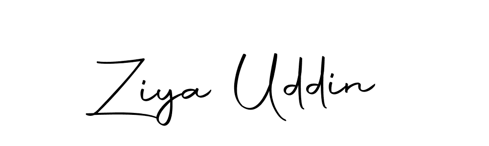 Make a beautiful signature design for name Ziya Uddin. Use this online signature maker to create a handwritten signature for free. Ziya Uddin signature style 10 images and pictures png