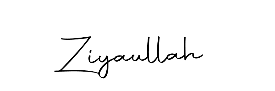 Make a beautiful signature design for name Ziyaullah. Use this online signature maker to create a handwritten signature for free. Ziyaullah signature style 10 images and pictures png