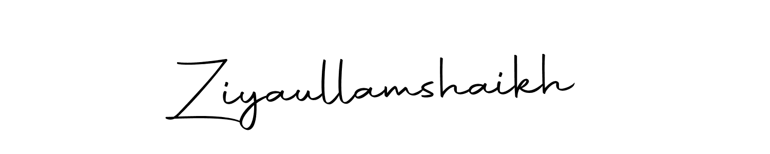 Once you've used our free online signature maker to create your best signature Autography-DOLnW style, it's time to enjoy all of the benefits that Ziyaullamshaikh name signing documents. Ziyaullamshaikh signature style 10 images and pictures png