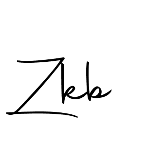 Make a beautiful signature design for name Zkb. With this signature (Autography-DOLnW) style, you can create a handwritten signature for free. Zkb signature style 10 images and pictures png