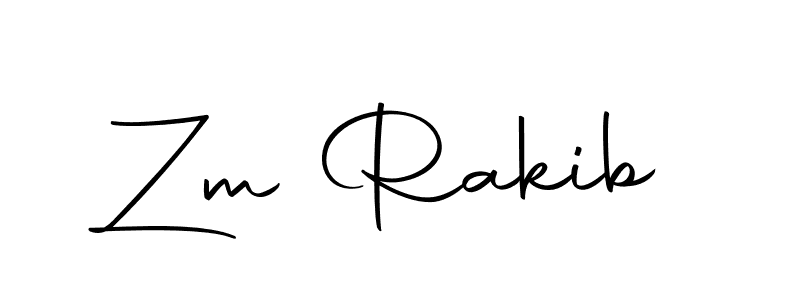 Use a signature maker to create a handwritten signature online. With this signature software, you can design (Autography-DOLnW) your own signature for name Zm Rakib. Zm Rakib signature style 10 images and pictures png