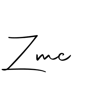 Make a beautiful signature design for name Zmc. With this signature (Autography-DOLnW) style, you can create a handwritten signature for free. Zmc signature style 10 images and pictures png