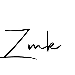 Create a beautiful signature design for name Zmk. With this signature (Autography-DOLnW) fonts, you can make a handwritten signature for free. Zmk signature style 10 images and pictures png