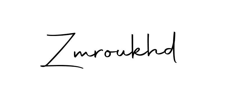 Use a signature maker to create a handwritten signature online. With this signature software, you can design (Autography-DOLnW) your own signature for name Zmroukhd. Zmroukhd signature style 10 images and pictures png