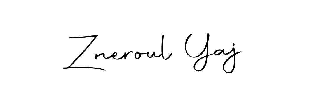 Create a beautiful signature design for name Zneroul Yaj. With this signature (Autography-DOLnW) fonts, you can make a handwritten signature for free. Zneroul Yaj signature style 10 images and pictures png