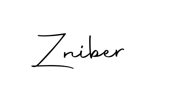 You should practise on your own different ways (Autography-DOLnW) to write your name (Zniber) in signature. don't let someone else do it for you. Zniber signature style 10 images and pictures png