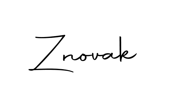 How to make Znovak name signature. Use Autography-DOLnW style for creating short signs online. This is the latest handwritten sign. Znovak signature style 10 images and pictures png