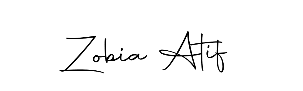 Similarly Autography-DOLnW is the best handwritten signature design. Signature creator online .You can use it as an online autograph creator for name Zobia Atif. Zobia Atif signature style 10 images and pictures png