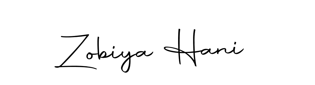 Here are the top 10 professional signature styles for the name Zobiya Hani. These are the best autograph styles you can use for your name. Zobiya Hani signature style 10 images and pictures png