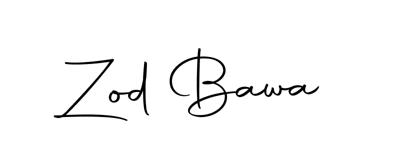 Make a beautiful signature design for name Zod Bawa. Use this online signature maker to create a handwritten signature for free. Zod Bawa signature style 10 images and pictures png
