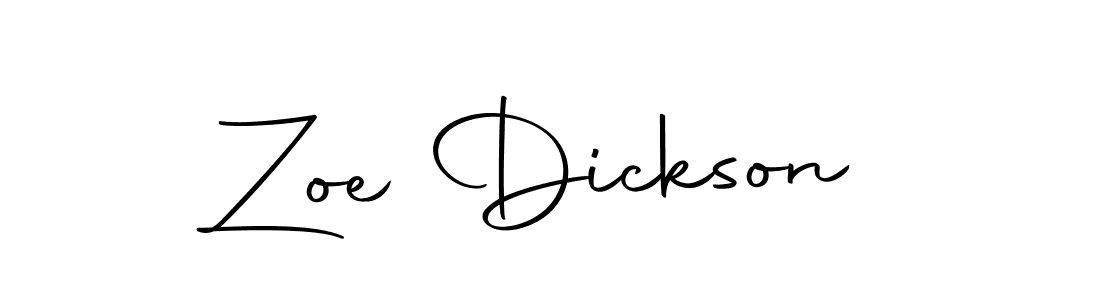You should practise on your own different ways (Autography-DOLnW) to write your name (Zoe Dickson) in signature. don't let someone else do it for you. Zoe Dickson signature style 10 images and pictures png