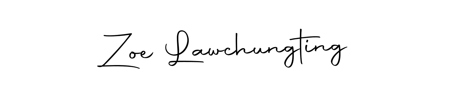 You can use this online signature creator to create a handwritten signature for the name Zoe Lawchungting. This is the best online autograph maker. Zoe Lawchungting signature style 10 images and pictures png