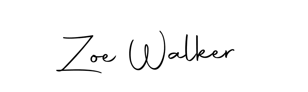 Zoe Walker stylish signature style. Best Handwritten Sign (Autography-DOLnW) for my name. Handwritten Signature Collection Ideas for my name Zoe Walker. Zoe Walker signature style 10 images and pictures png
