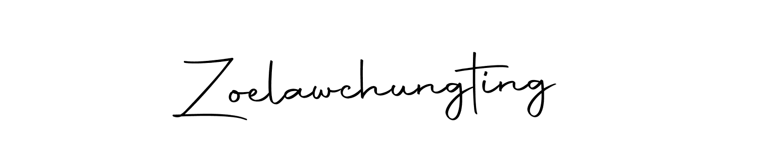 Design your own signature with our free online signature maker. With this signature software, you can create a handwritten (Autography-DOLnW) signature for name Zoelawchungting. Zoelawchungting signature style 10 images and pictures png