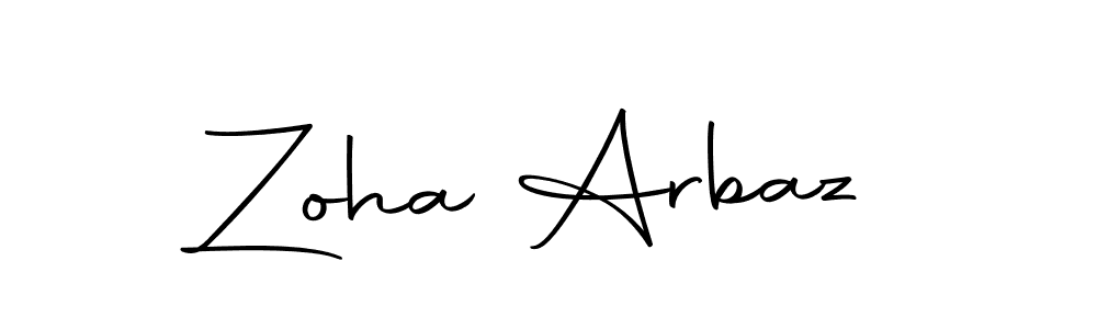 It looks lik you need a new signature style for name Zoha Arbaz. Design unique handwritten (Autography-DOLnW) signature with our free signature maker in just a few clicks. Zoha Arbaz signature style 10 images and pictures png