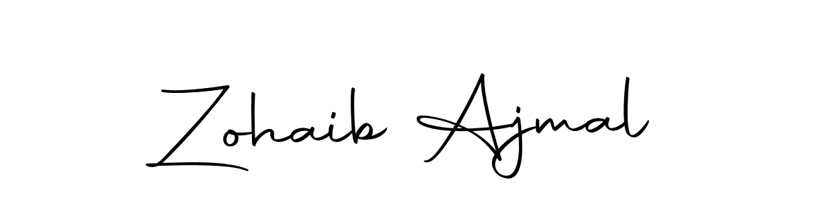 Make a beautiful signature design for name Zohaib Ajmal. With this signature (Autography-DOLnW) style, you can create a handwritten signature for free. Zohaib Ajmal signature style 10 images and pictures png