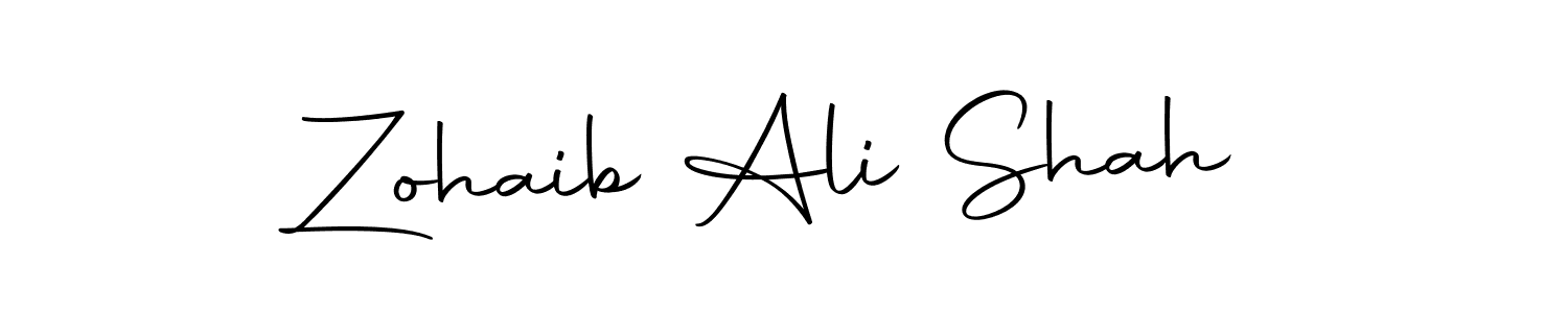 Create a beautiful signature design for name Zohaib Ali Shah. With this signature (Autography-DOLnW) fonts, you can make a handwritten signature for free. Zohaib Ali Shah signature style 10 images and pictures png