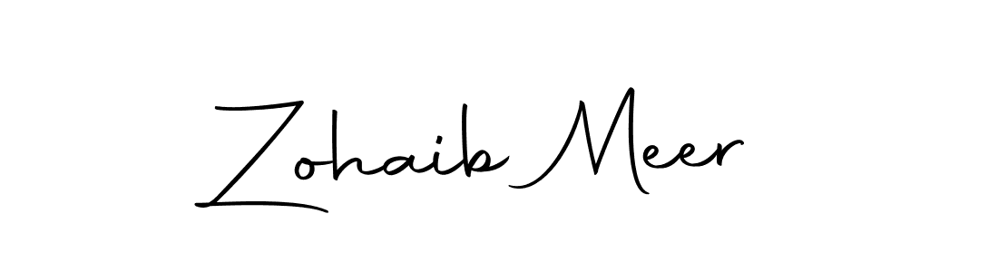 Design your own signature with our free online signature maker. With this signature software, you can create a handwritten (Autography-DOLnW) signature for name Zohaib Meer. Zohaib Meer signature style 10 images and pictures png