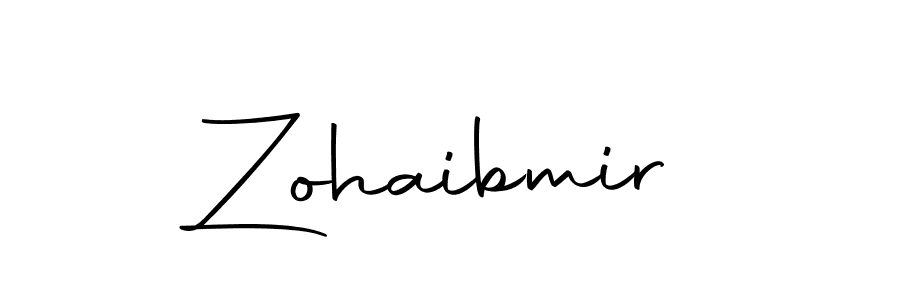 How to make Zohaibmir name signature. Use Autography-DOLnW style for creating short signs online. This is the latest handwritten sign. Zohaibmir signature style 10 images and pictures png