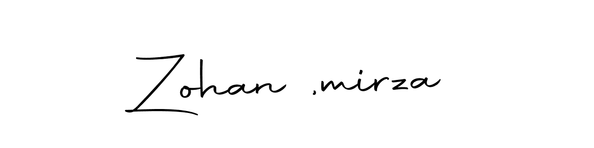 Similarly Autography-DOLnW is the best handwritten signature design. Signature creator online .You can use it as an online autograph creator for name Zohan ,mirza. Zohan ,mirza signature style 10 images and pictures png