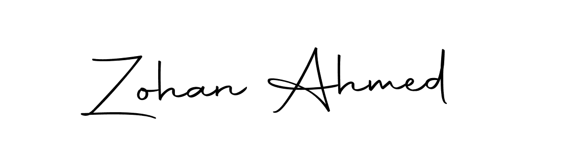 Here are the top 10 professional signature styles for the name Zohan Ahmed. These are the best autograph styles you can use for your name. Zohan Ahmed signature style 10 images and pictures png