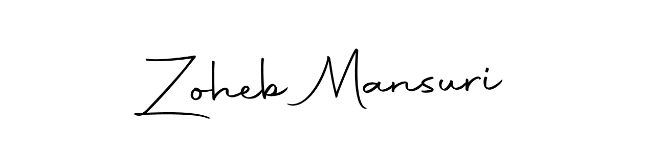 Use a signature maker to create a handwritten signature online. With this signature software, you can design (Autography-DOLnW) your own signature for name Zoheb Mansuri. Zoheb Mansuri signature style 10 images and pictures png