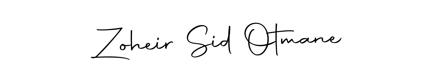 You should practise on your own different ways (Autography-DOLnW) to write your name (Zoheir Sid Otmane) in signature. don't let someone else do it for you. Zoheir Sid Otmane signature style 10 images and pictures png