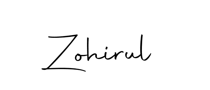 if you are searching for the best signature style for your name Zohirul. so please give up your signature search. here we have designed multiple signature styles  using Autography-DOLnW. Zohirul signature style 10 images and pictures png