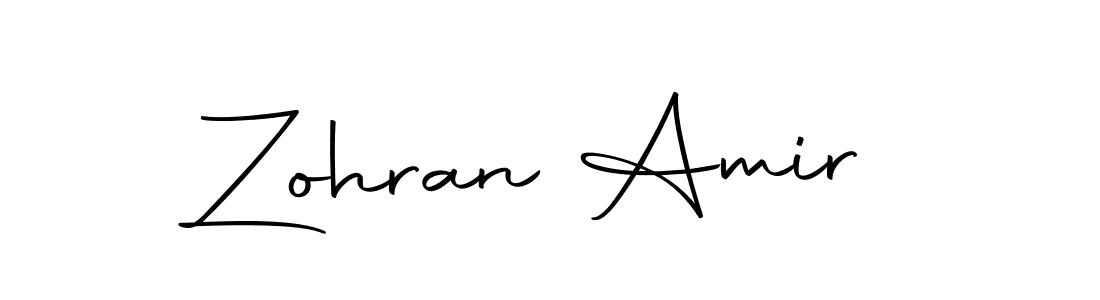 if you are searching for the best signature style for your name Zohran Amir. so please give up your signature search. here we have designed multiple signature styles  using Autography-DOLnW. Zohran Amir signature style 10 images and pictures png