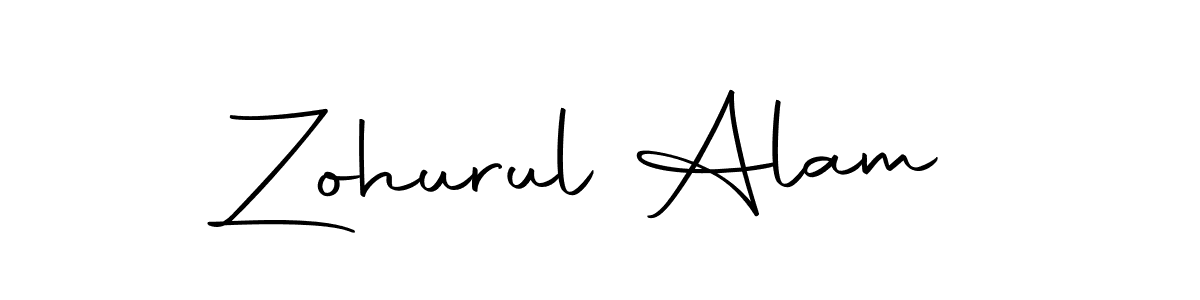 Make a beautiful signature design for name Zohurul Alam. Use this online signature maker to create a handwritten signature for free. Zohurul Alam signature style 10 images and pictures png