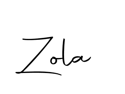 Design your own signature with our free online signature maker. With this signature software, you can create a handwritten (Autography-DOLnW) signature for name Zola. Zola signature style 10 images and pictures png