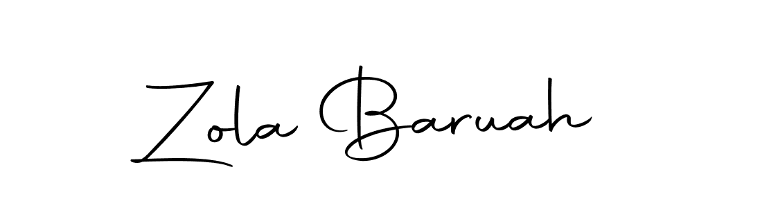 Use a signature maker to create a handwritten signature online. With this signature software, you can design (Autography-DOLnW) your own signature for name Zola Baruah. Zola Baruah signature style 10 images and pictures png