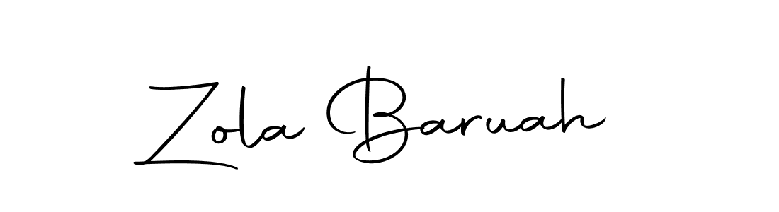 Use a signature maker to create a handwritten signature online. With this signature software, you can design (Autography-DOLnW) your own signature for name Zola Baruah. Zola Baruah signature style 10 images and pictures png