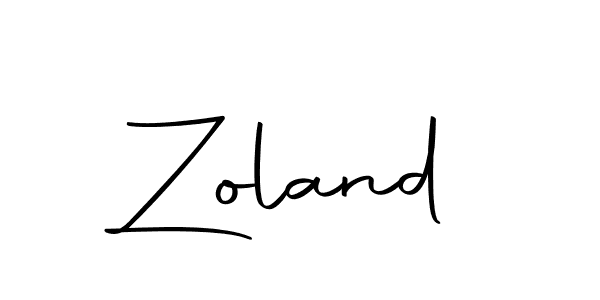 Use a signature maker to create a handwritten signature online. With this signature software, you can design (Autography-DOLnW) your own signature for name Zoland. Zoland signature style 10 images and pictures png