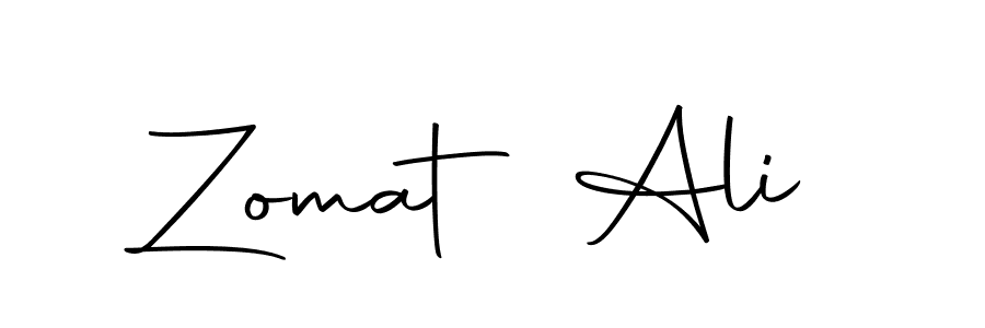 Use a signature maker to create a handwritten signature online. With this signature software, you can design (Autography-DOLnW) your own signature for name Zomat Ali. Zomat Ali signature style 10 images and pictures png