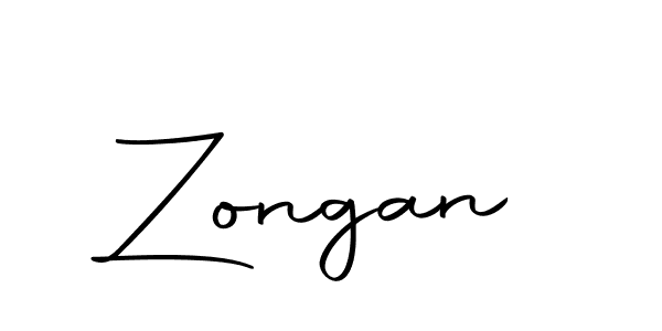 Design your own signature with our free online signature maker. With this signature software, you can create a handwritten (Autography-DOLnW) signature for name Zongan. Zongan signature style 10 images and pictures png