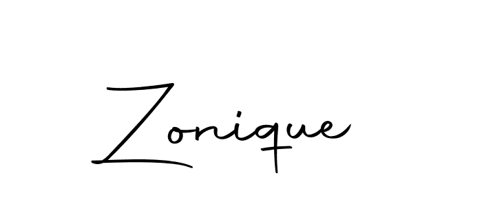 Make a beautiful signature design for name Zonique. Use this online signature maker to create a handwritten signature for free. Zonique signature style 10 images and pictures png