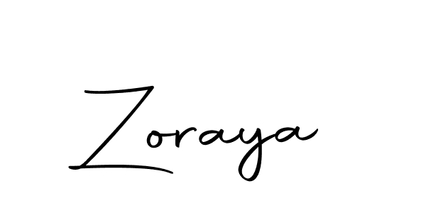 Create a beautiful signature design for name Zoraya. With this signature (Autography-DOLnW) fonts, you can make a handwritten signature for free. Zoraya signature style 10 images and pictures png