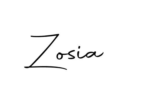 Use a signature maker to create a handwritten signature online. With this signature software, you can design (Autography-DOLnW) your own signature for name Zosia. Zosia signature style 10 images and pictures png